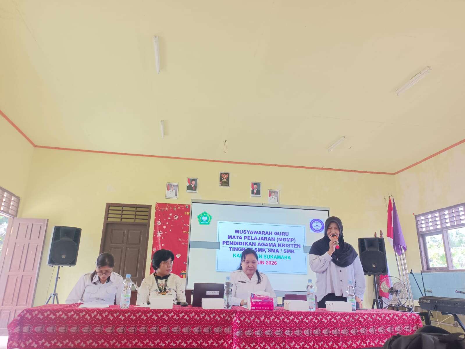 Pertemuan Musyawarah Guru Mata Pelajaran Pendidikan Agama Kristen SMP,SMA dan SMK Se Kabupaten Sukamara tahun 2026